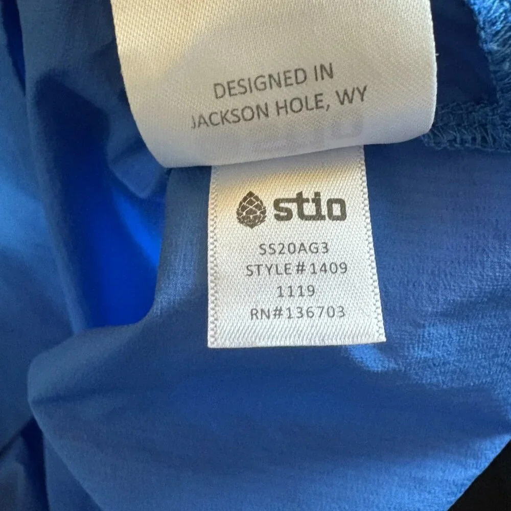 Stio women's Second Light Pullover blue XL 1/2 zip lightweight DWR jacket layer - Picture 9 of 9